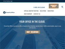 Tablet Screenshot of cloudmyoffice.com